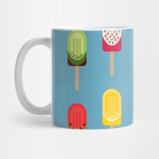 Fruit popsicles - Blue Mug